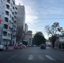 Un jueves de mucho frío sobre Salta La Linda