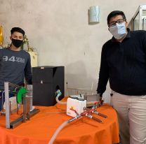 VIDEO | Jóvenes salteños crearon un asistente respiratorio