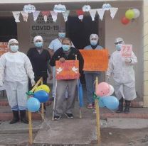 Un abuelo salteño a pesar de sus problemas de salud le ganó al COVID-19