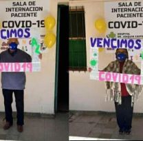 Abuelitos salteños vencieron al coronavirus y lo festejaron
