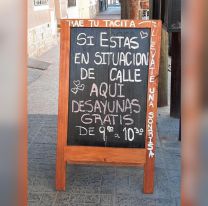 Confitería salteña ofrece desayuno gratis a personas en situación de calle