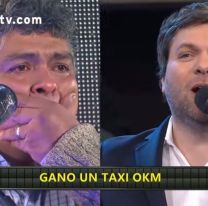 Hist&oacute;rico: un salte&ntilde;o se llev&oacute; el primer taxi 0KM en el programa de Guido Kaczka