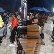 VIDEO | El salte&ntilde;o m&aacute;s rom&aacute;ntico: le pidi&oacute; matrimonio a su novia en el parque San Mart&iacute;n