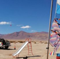 Inauguraron la primera plaza de Salar de Pocitos