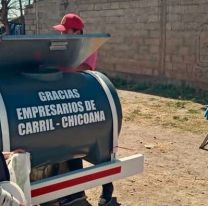 Un carro de campaña con alimentos recorre El Carril y Chicoana ayudando a los vecinos