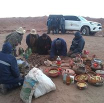 As&iacute; despidieron el mes de la Pachamama en Tolar Grande