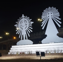 FOTOS | Así quedó la Rotonda del Peregrino en Salta