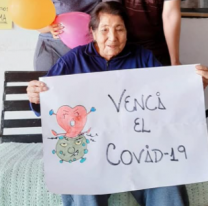 Doña Eulogía Díaz de 90 años le ganó al Coronavirus
