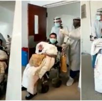Enfermero contrajo Covid-19 salv&aacute;ndole la vida a varios salte&ntilde;os y recibi&oacute; el alta