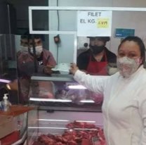 Carnicero salte&ntilde;o don&oacute; $40.000 al hospital de Coronel Moldes