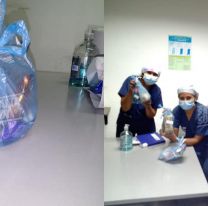 Enfermeras salteñas se emocionaron hasta las lagrimas con éste obsequio