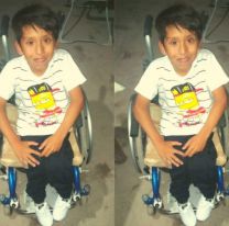 Changuito salteño necesita urgente una silla de ruedas y su familia organizó una colecta