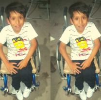 Changuito salte&ntilde;o necesita urgente una silla de ruedas y su familia organiz&oacute; una colecta