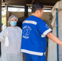 El balneario Xamena funciona como base de apoyo logístico para móviles del SAMEC