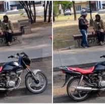 Le regal&oacute; helado a un hombre en situaci&oacute;n de calle para alegrarle el d&iacute;a: el gesto de un salte&ntilde;o