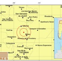 Salta tembl&oacute; dos veces anoche