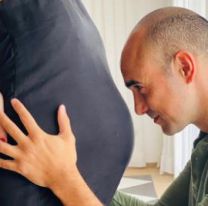 Nació el hijo de Abel Pintos y Mora Calabrese