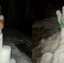 El caída de granizo de ayer fue récord en Salta