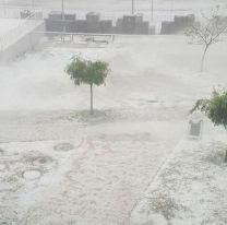 Temporal con granizo y un “alud de hielo” sorprendió a Metán