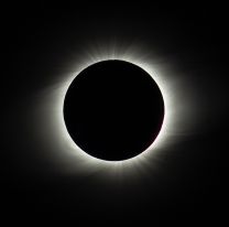 <p>On 2 July 2019, a total solar eclipse passed over ESO�s La Silla Observatory in Chile. This image shows the Sun completely covered by the Moon during totality, revealing the solar corona, or the Sun’s atmosphere. While totality only lasted about 