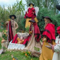 Una familia salte&ntilde;a le muestra al mundo su “Pesebre Gaucho”