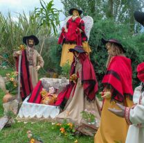 Una familia salteña le muestra al mundo su “Pesebre Gaucho”