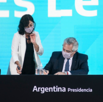 Fern&aacute;ndez: �Hoy es un d&iacute;a de alegr&iacute;a porque cumpl&iacute; mi palabra 