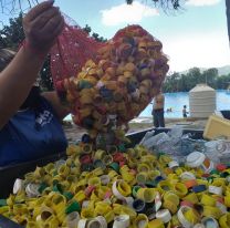 Se juntaron 35 mil tapitas, un nuevo récord en los “Eco punto”