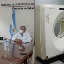 Un médico neurólogo donó un tomógrafo a el hospital Señor del Milagro