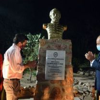 En finca “El Paraiso” se instaló un busto del General Güemes