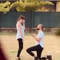 Abel Pintos public&oacute; el video de la propuesta de casamiento que le hizo a su novia