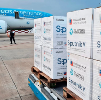 Llegaron a Argentina 517.500 dosis de la vacuna Sputnik V