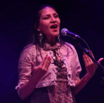 Luc&iacute;a Guanca, la artista salte&ntilde;a que telone&oacute; a Abel Pintos en el Teatro Provincial