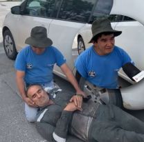 Salteño se descompensó en la calle y su amigo lo salvó