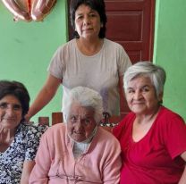Doña Dina, a los 100 años aún cocina ñoquis
