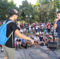 Se viene una batalla de rap en Plaza España