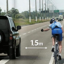 En Salta se aprobó la Ley de Sobrepaso Seguro al Ciclista