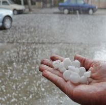 Sorpresiva tormenta con granizo en distintas partes de la ciudad
