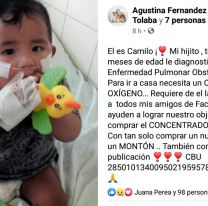 Su mamá tuvo coronavirus en el embarazo y nació con EPOC: la historia de Camilo