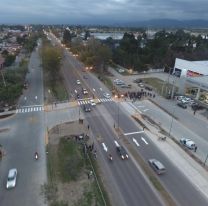 El nuevo ingreso a barrio San Remo: se inaugur&oacute; el nudo vial en la Tavella