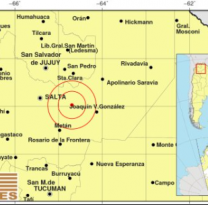 Anoche se registró un temblor de 4.7 en Salta