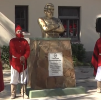 En Campo Quijano se descubri&oacute; un busto en homenaje al general Mart&iacute;n Miguel de G&uuml;emes