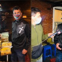 Oscar Belondi sorprendi&oacute; a todos comiendo en el famoso y popular “Carrito de Juventud”