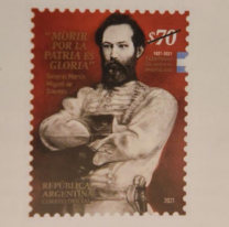El Gral. Güemes estará en los sellos y estampillas del Correo Argentino