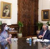 Bettina Romero se reuni&oacute; con Alberto Fern&aacute;ndez: gestion&oacute; fondos para evitar inundaciones