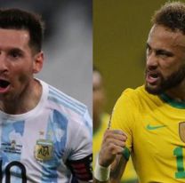Argentina &#8211; Brasil: hora, formaciones y TV de la final en todo América