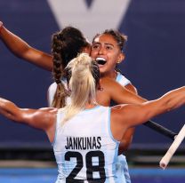 Una salte&ntilde;a que hace historia: Las Leonas ganaron con gol de Vale Raposo
