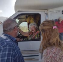 Unos 40 motorhomes se instalaron en Quijano para pasar el fin de semana