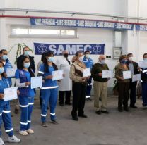 El SAMEC cumpli&oacute; 34 a&ntilde;os y homenaje&oacute; al personal fallecido por COVID