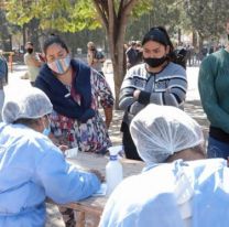 Hasta mañana se vacunará contra COVID-19 en el parque San Martín